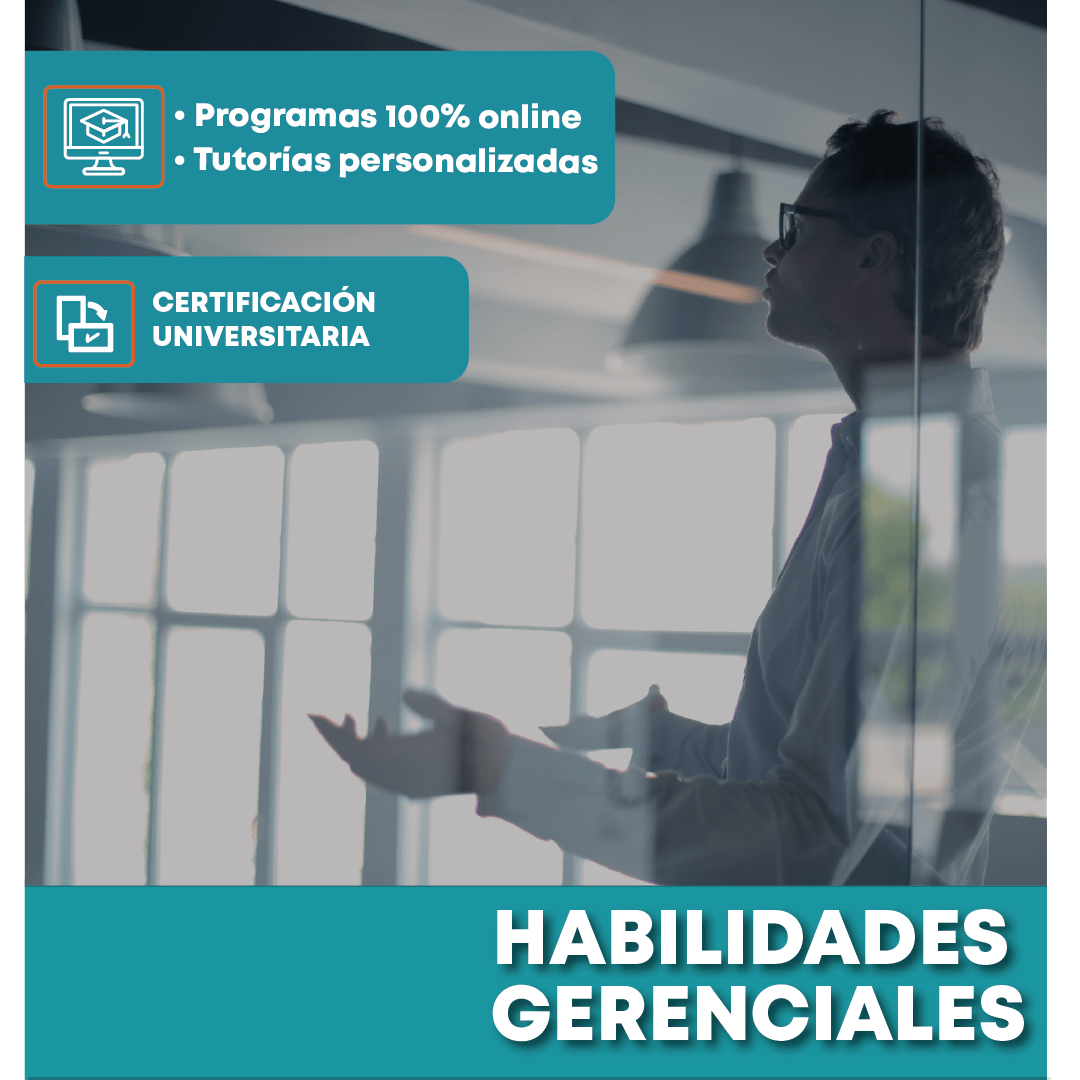 Cursos de Actualización Profesional y Diplomados Malla curricular Habilidades Gerenciales con programas 100% online y tutorías persoalizadas. Certificación Universitaria